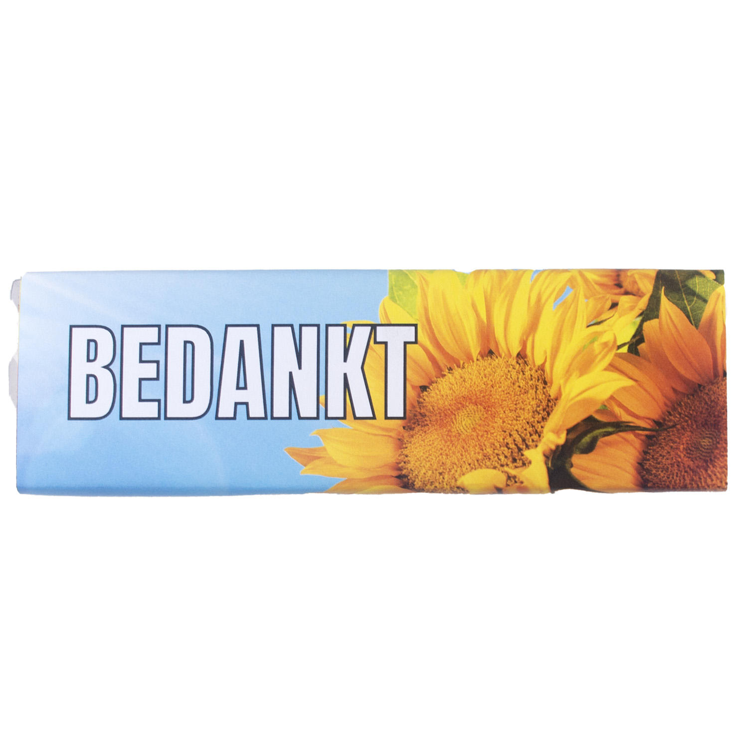 Chocoladereep " Bedankt"