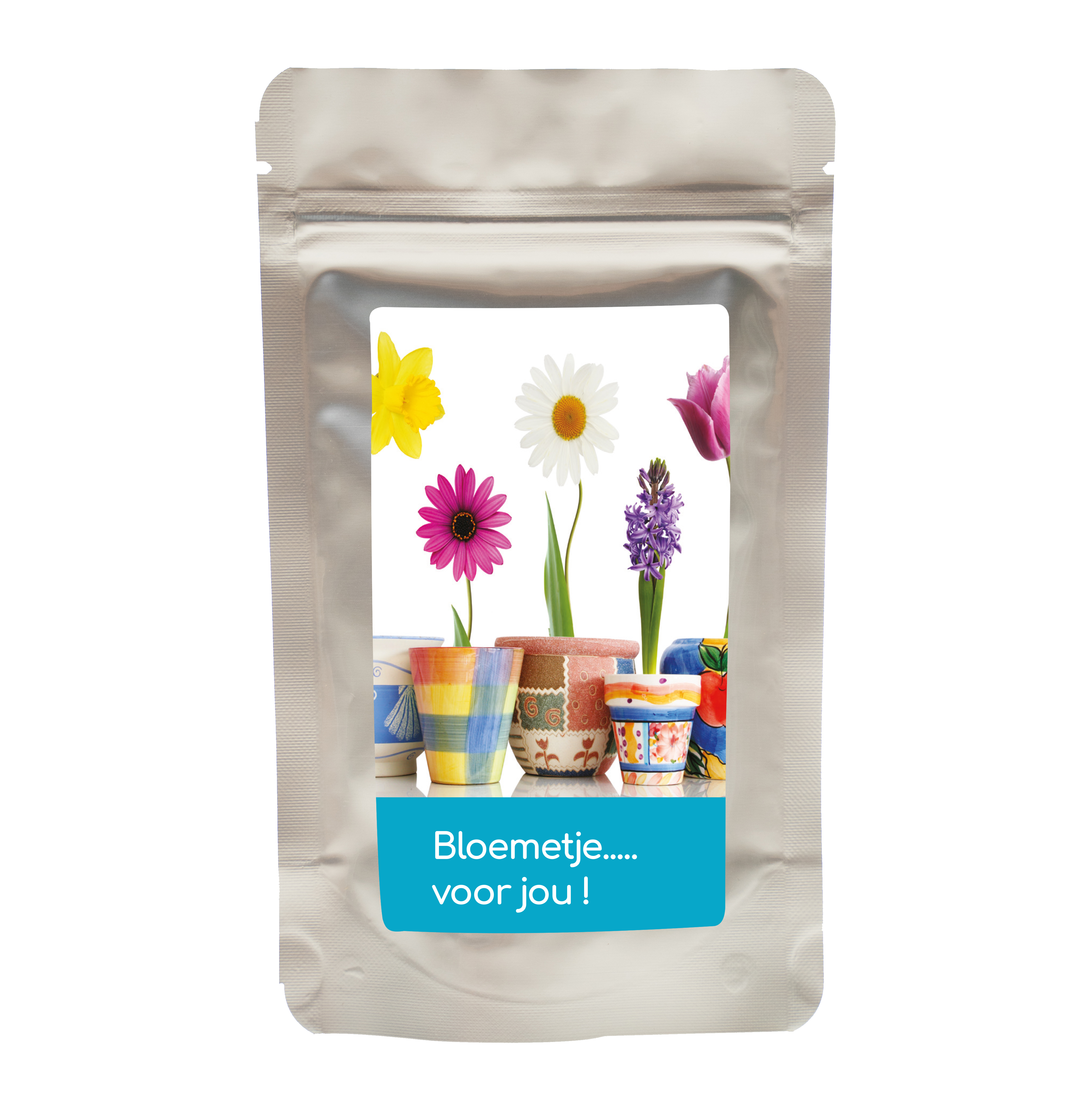 "Bloemetje voor jou" -Hartjes thee