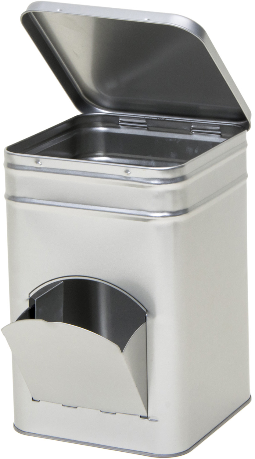 Voorraadblik met dispenser