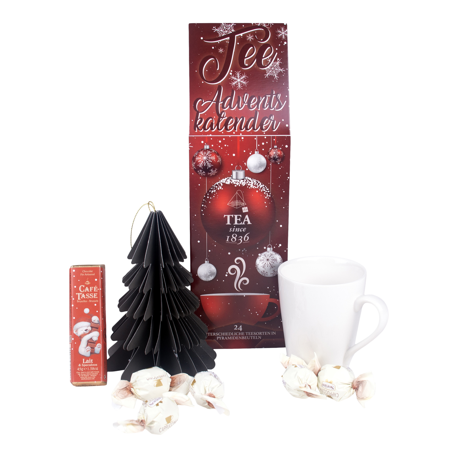 Adventskalender theecadeaupakket Red
