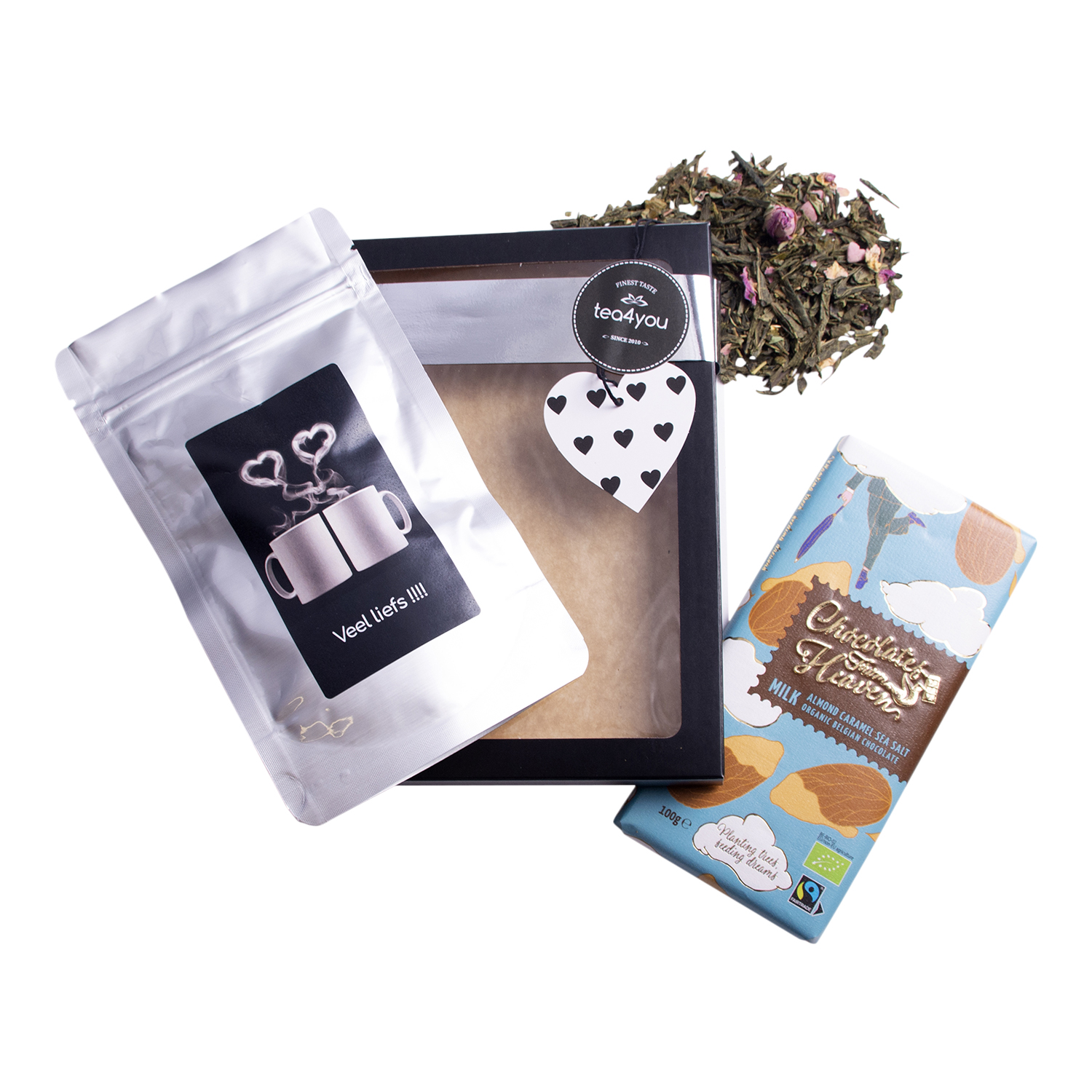 Give-Away-Extra "Veel liefs" met hartjesthee