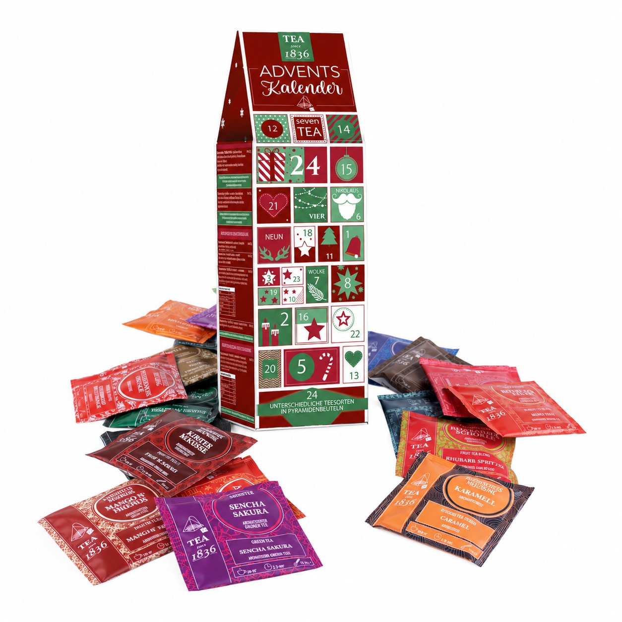 Thee Adventskalender Cadeaupakket – 24 dagen genieten