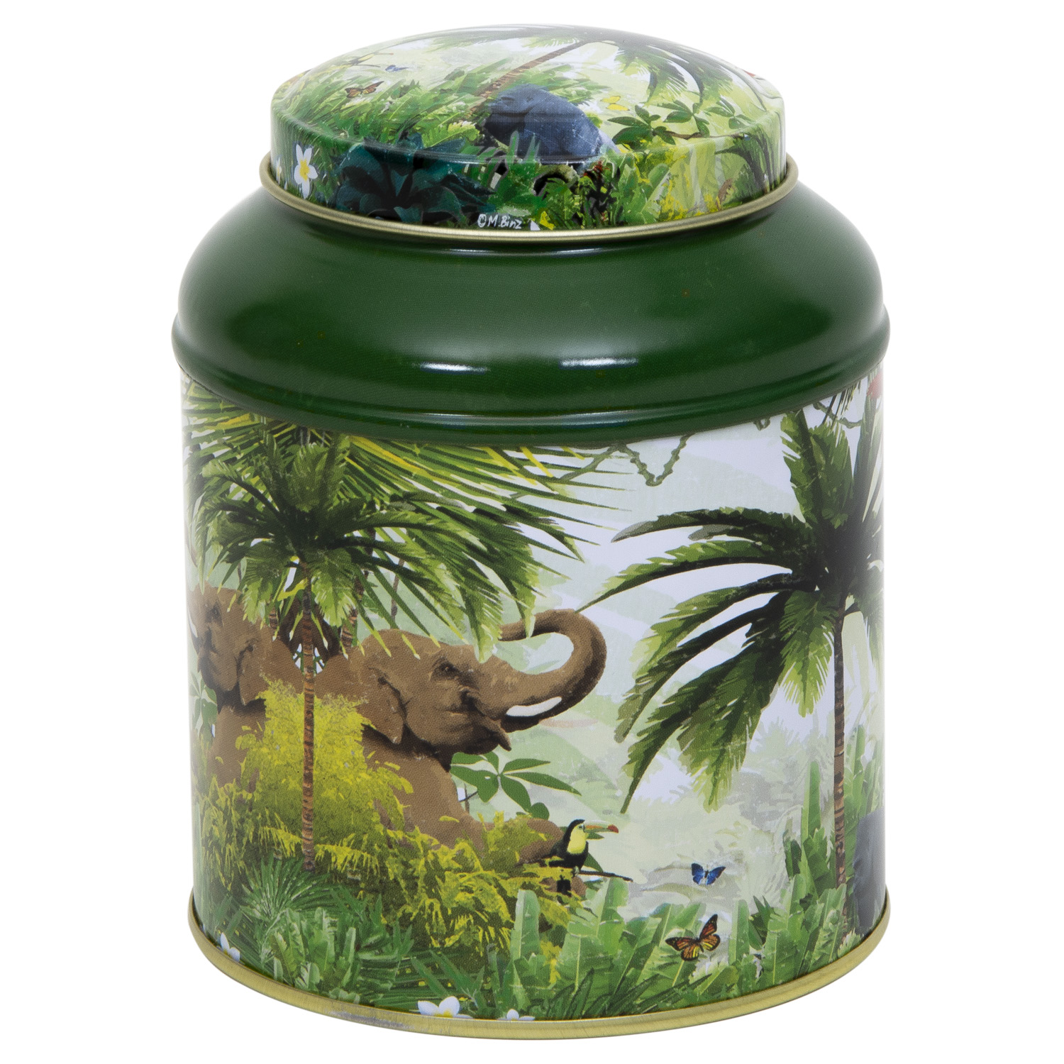  Blik Rainforest rond met aroma deksel 9 x 11,5 cm