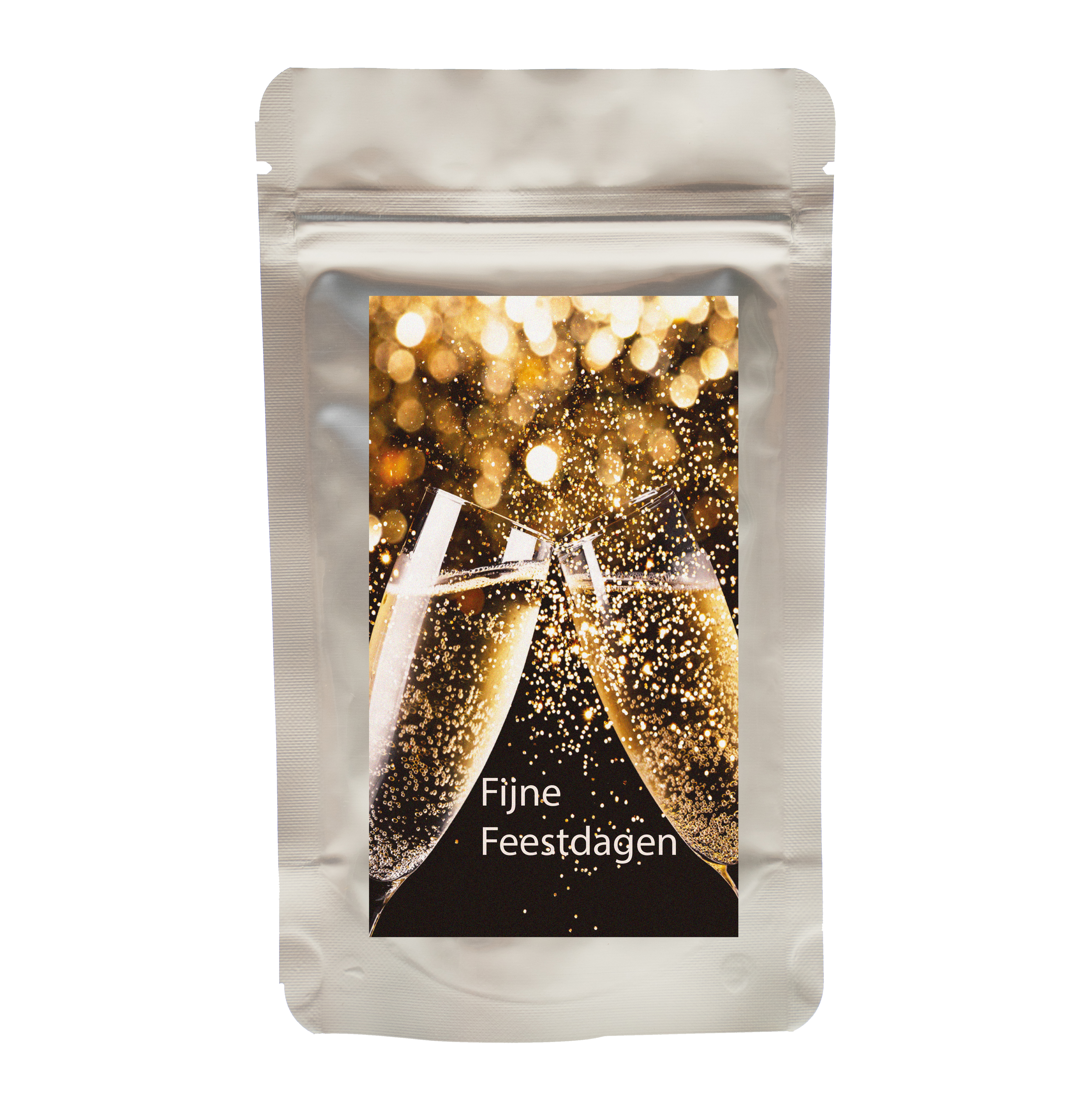 "Fijne Feestdagen"  - Champagne Cassis