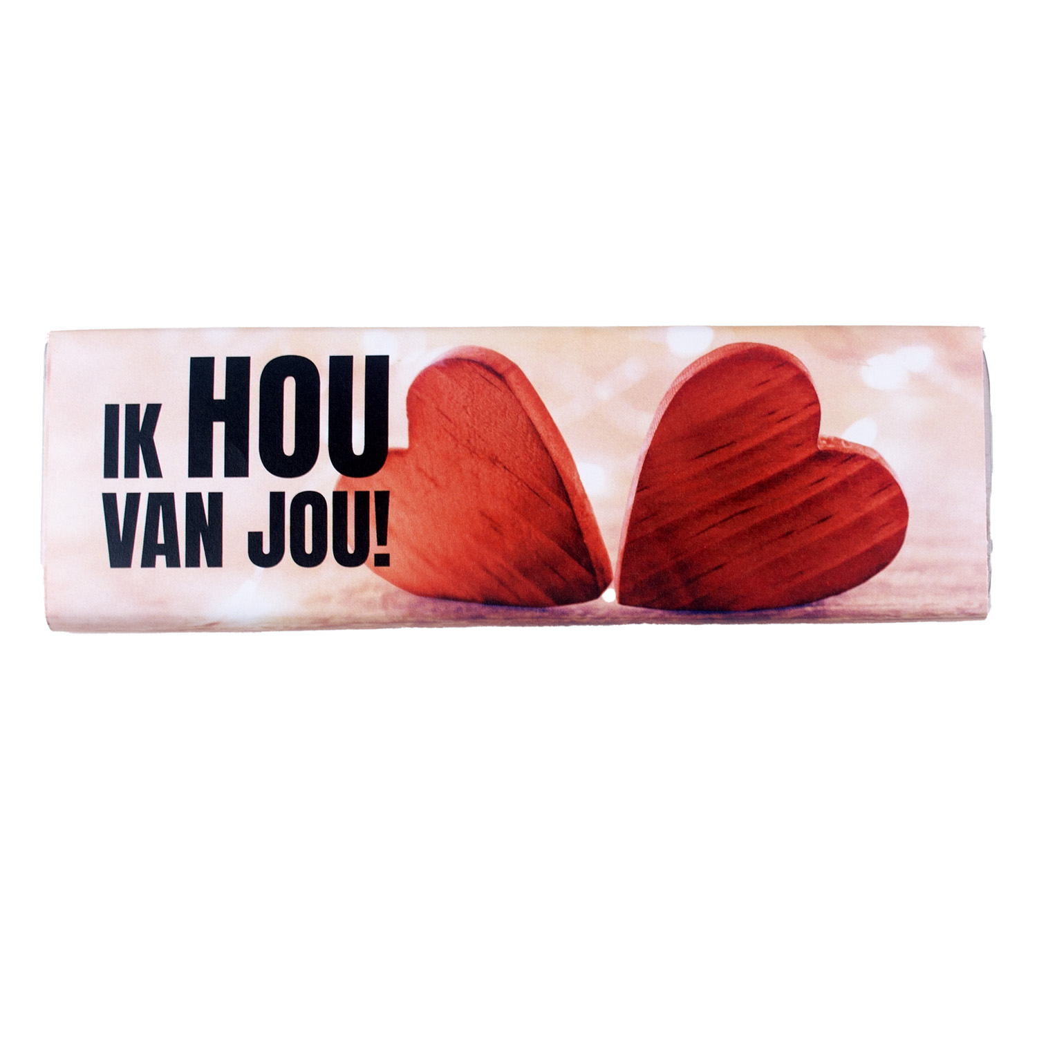 Chocoladereep "Ik hou van jou"