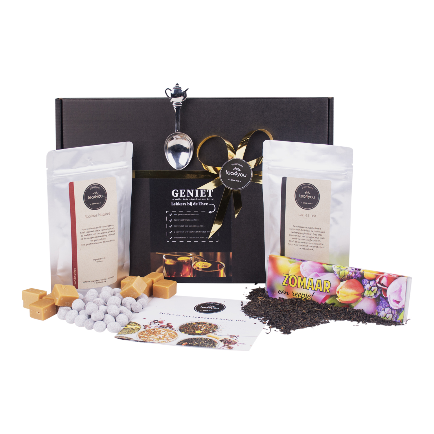 Thee cadeau "Lekkers bij de thee"