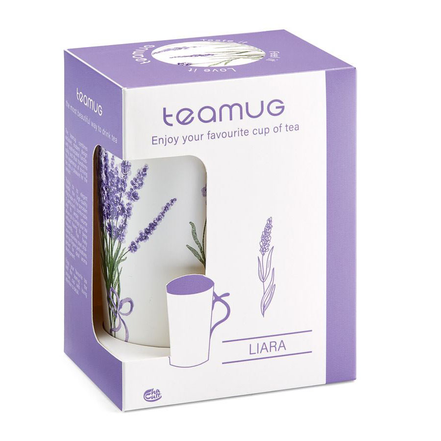 Thee cadeau met lavendel beker