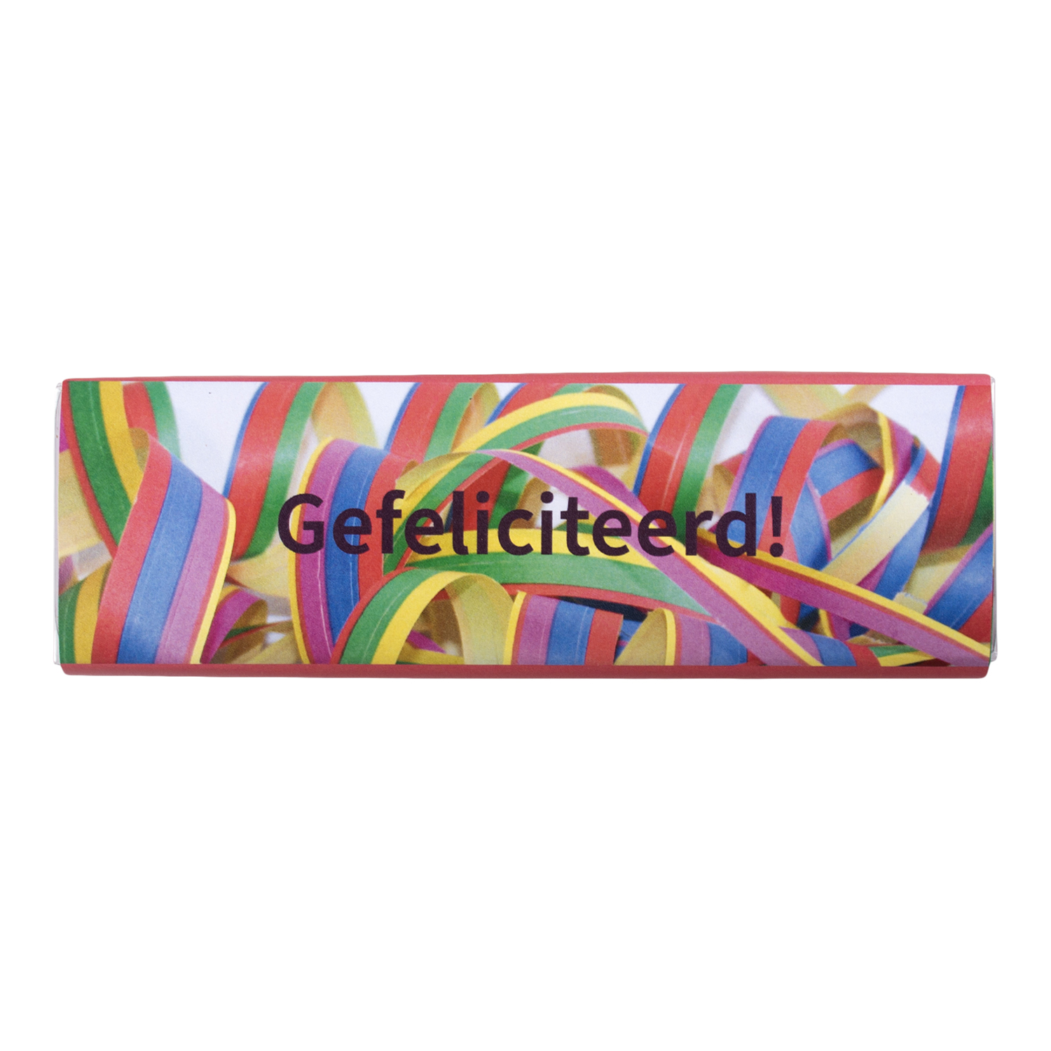 Chocoladereep "Gefeliciteerd"