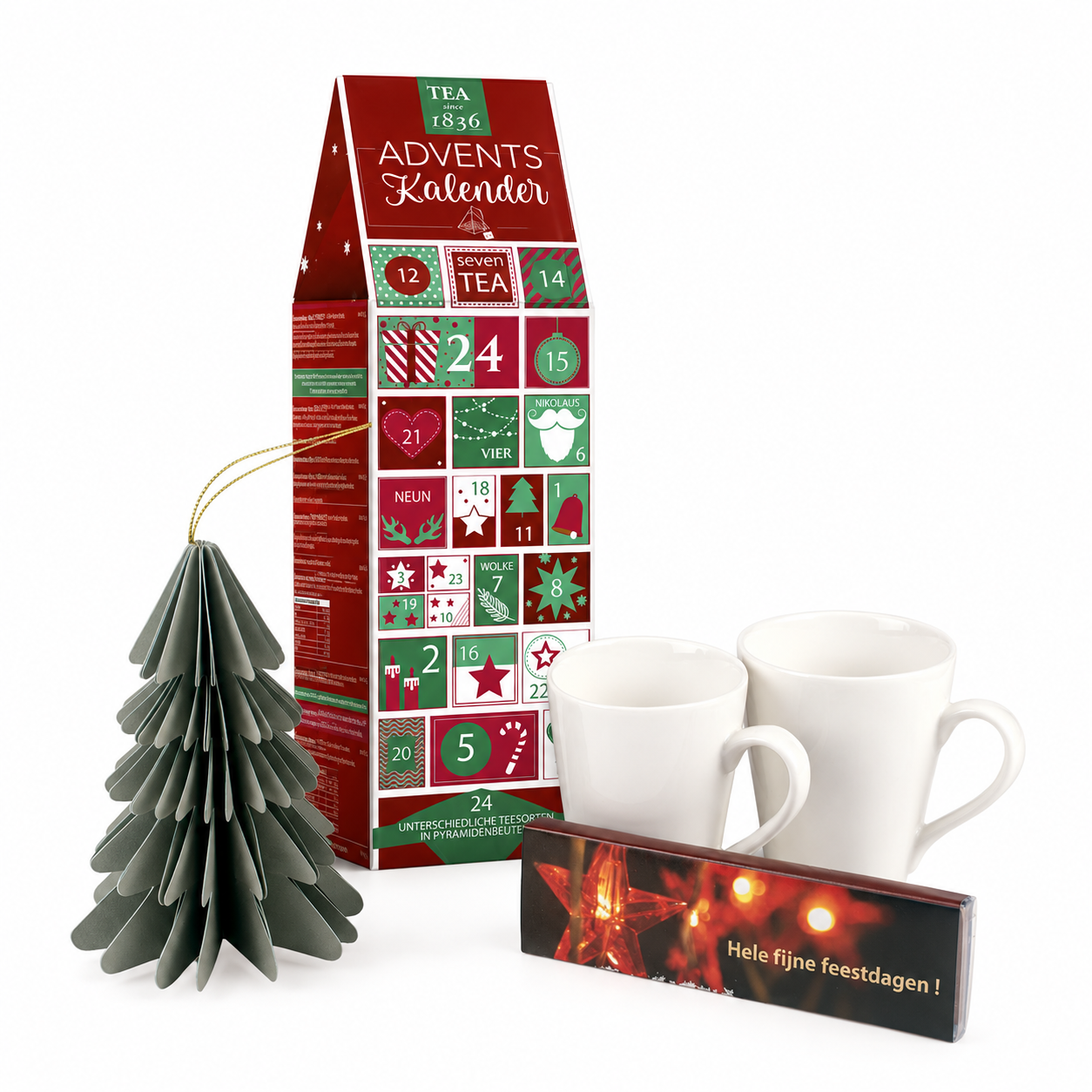 Thee Adventskalender Cadeaupakket – 24 dagen genieten