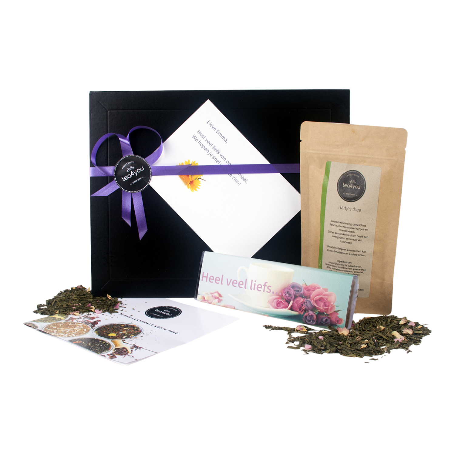 Give-Away-Extra "Veel liefs" met hartjesthee