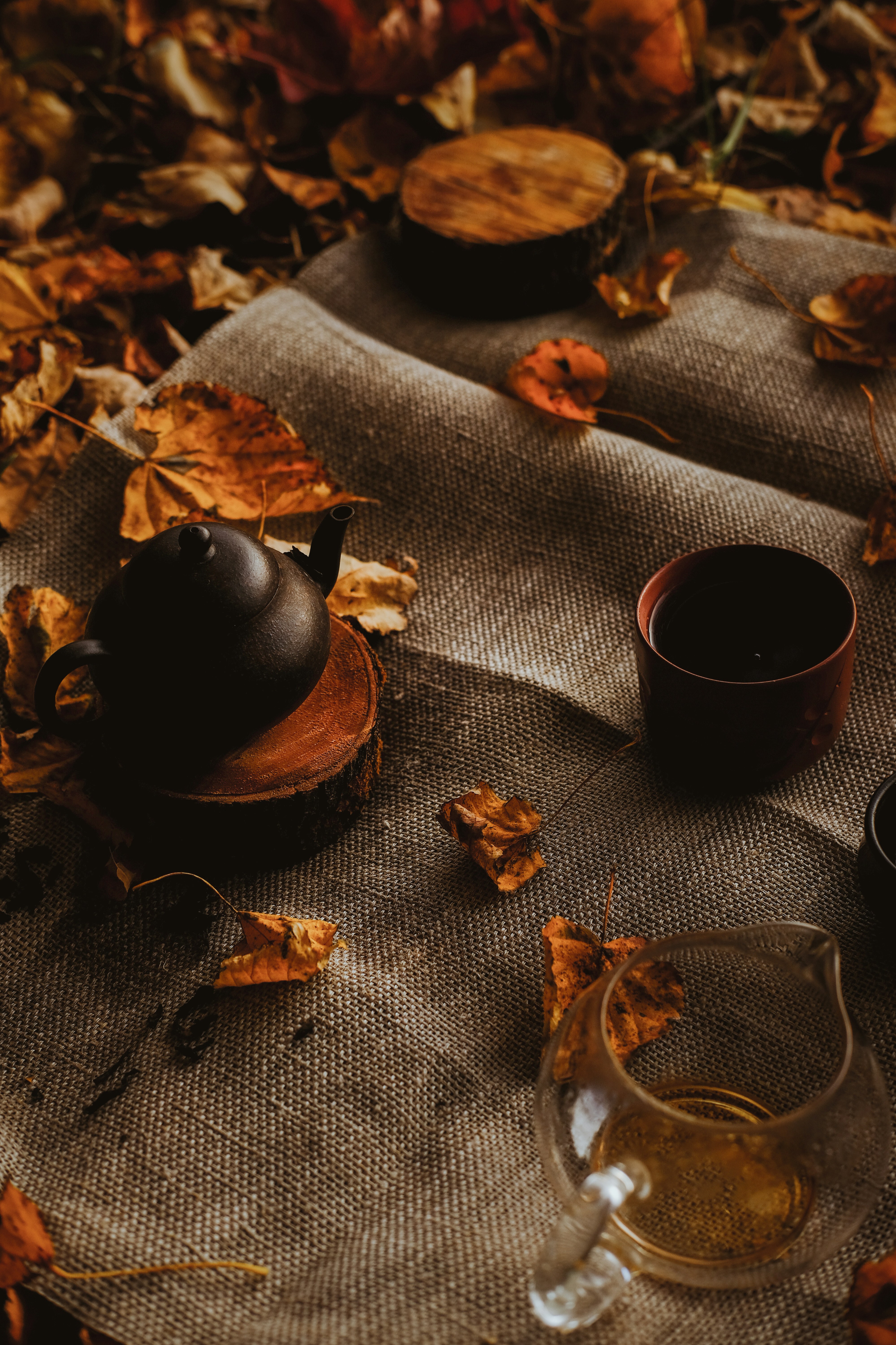 Herfst thee sfeer