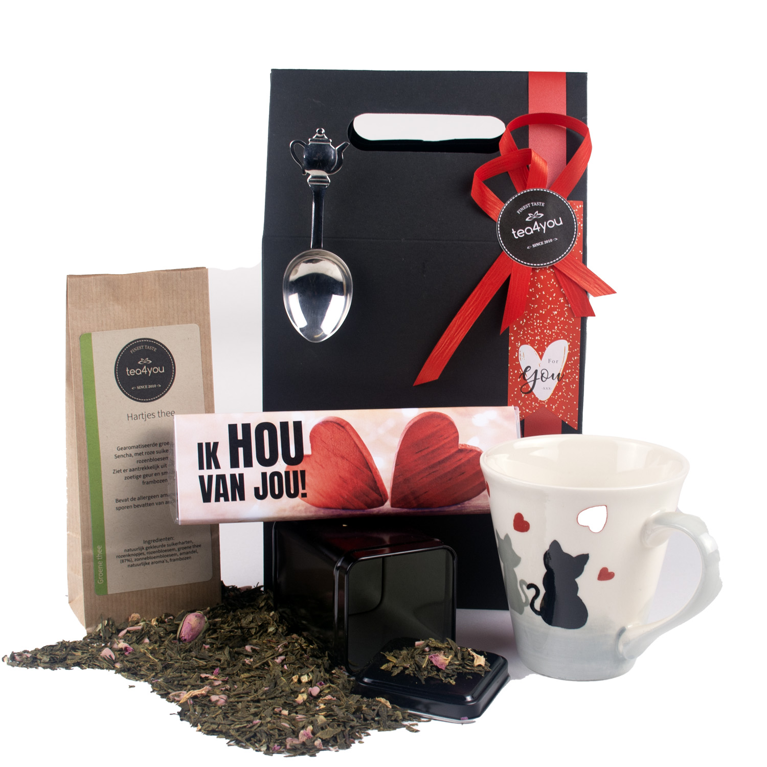 Thee cadeau "Ik hou van Jou"