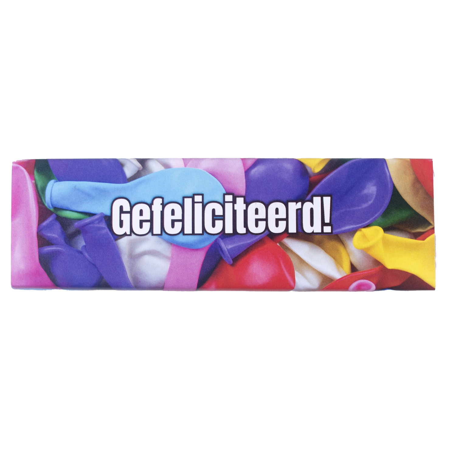 Chocoladereep "Gefeliciteerd"