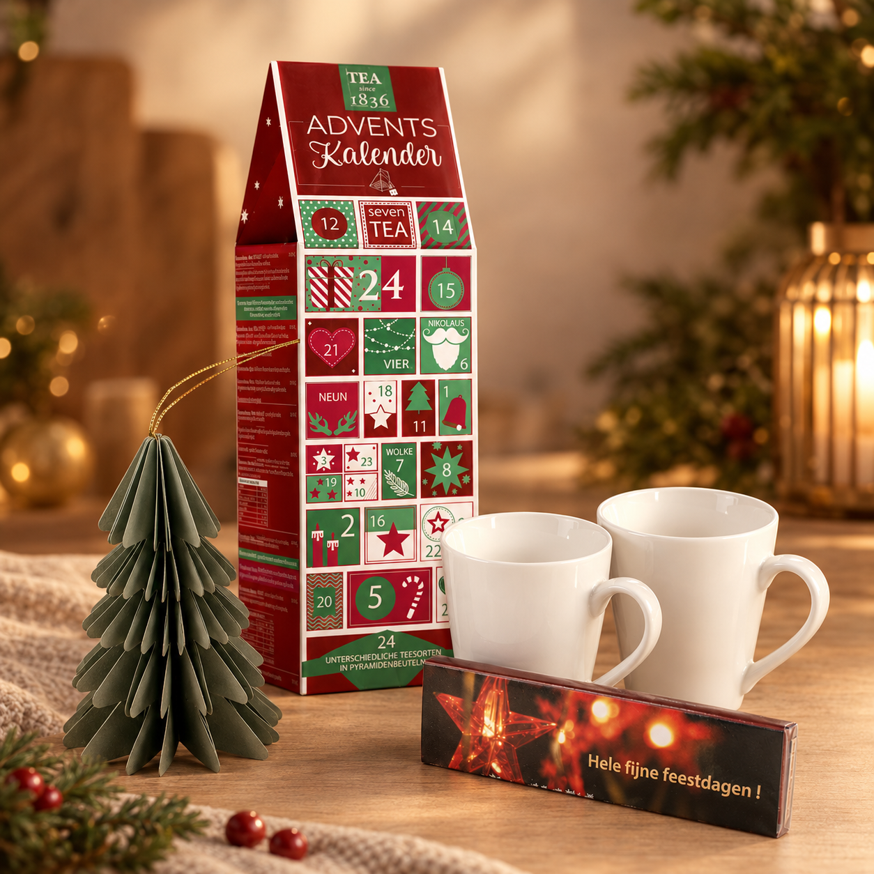 Thee Adventskalender Cadeaupakket – 24 dagen genieten