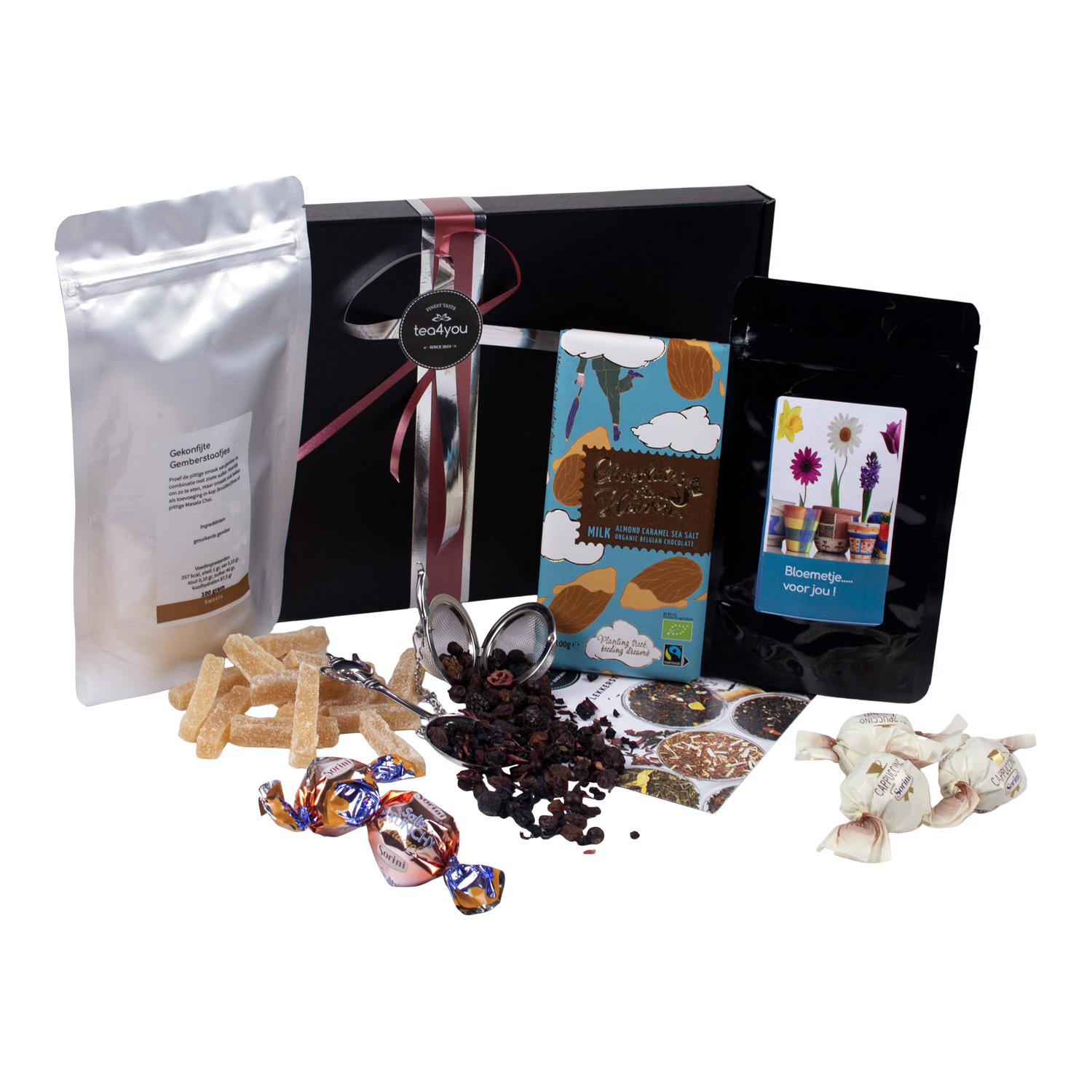 Lekkers bij de met losse thee | Losse thee cadeau Tea4You