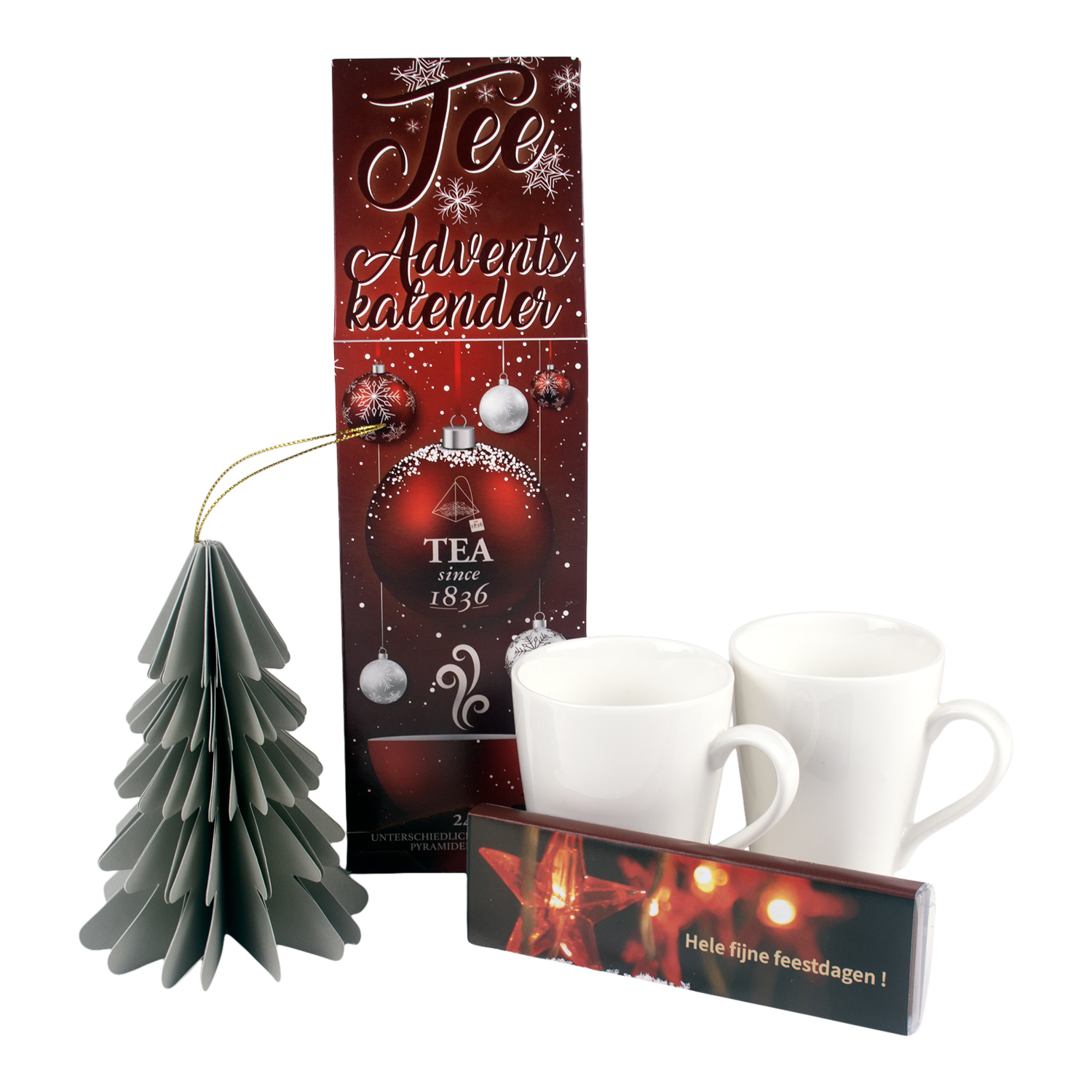 Adventskalender theecadeaupakket Red