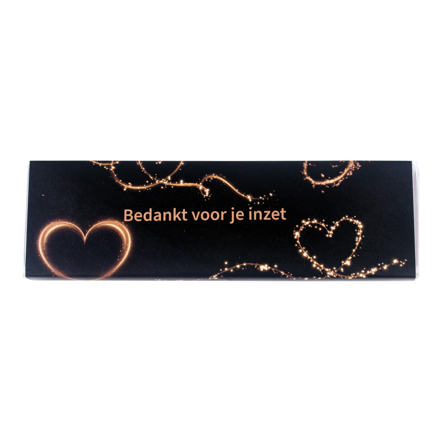 Chocoladereep " Bedankt voor je inzet" 